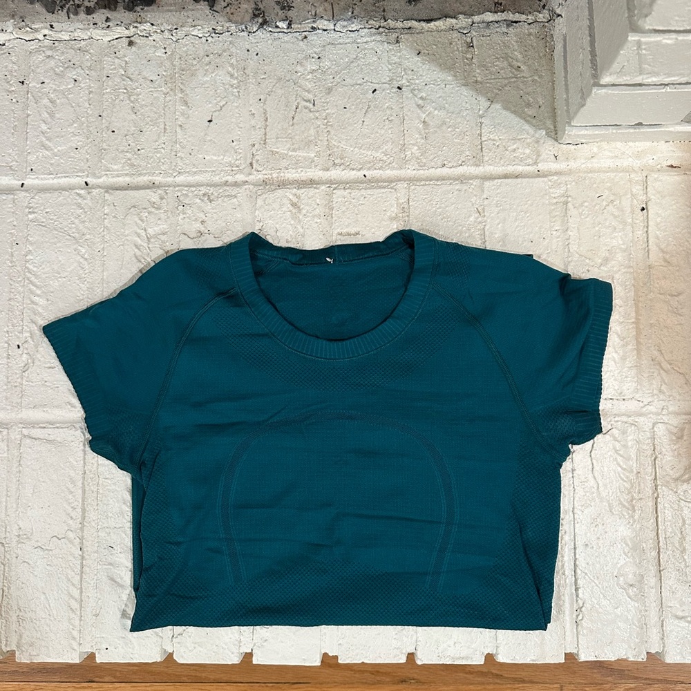 Lululemon Teal Swiftly Tech Short Sleeve Shirt 2.0